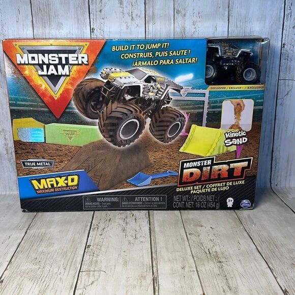 Monster Jam, Max D Monster Dirt Deluxe Set Spin Master - Picture 1 of 6